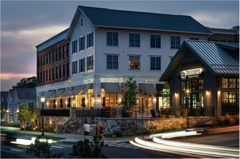 Darien Commons near main entrance